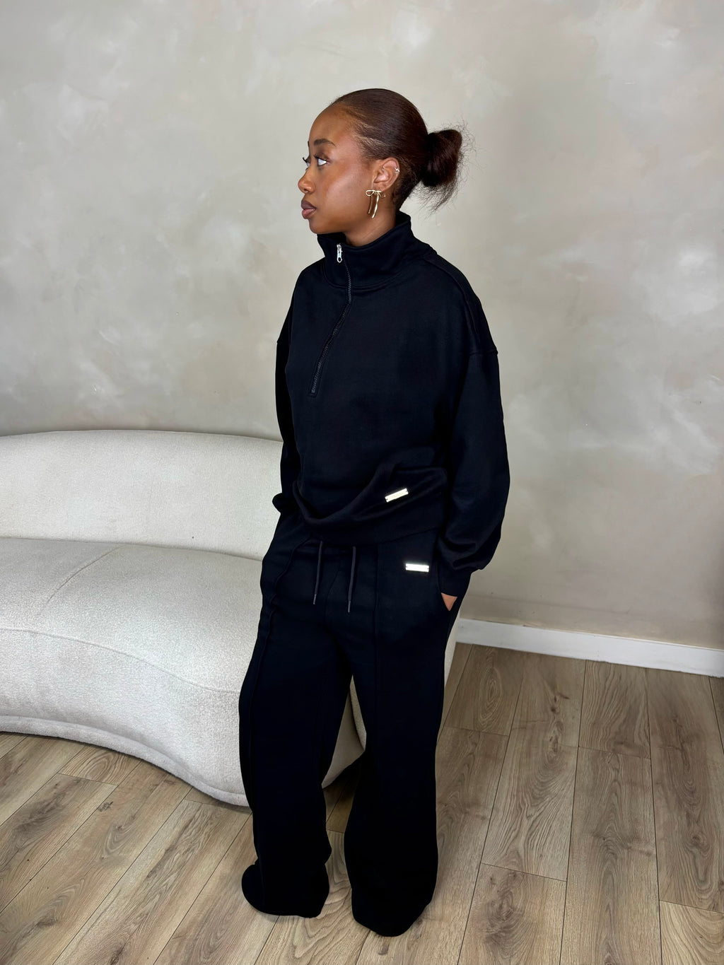 Signature Flare In Black
