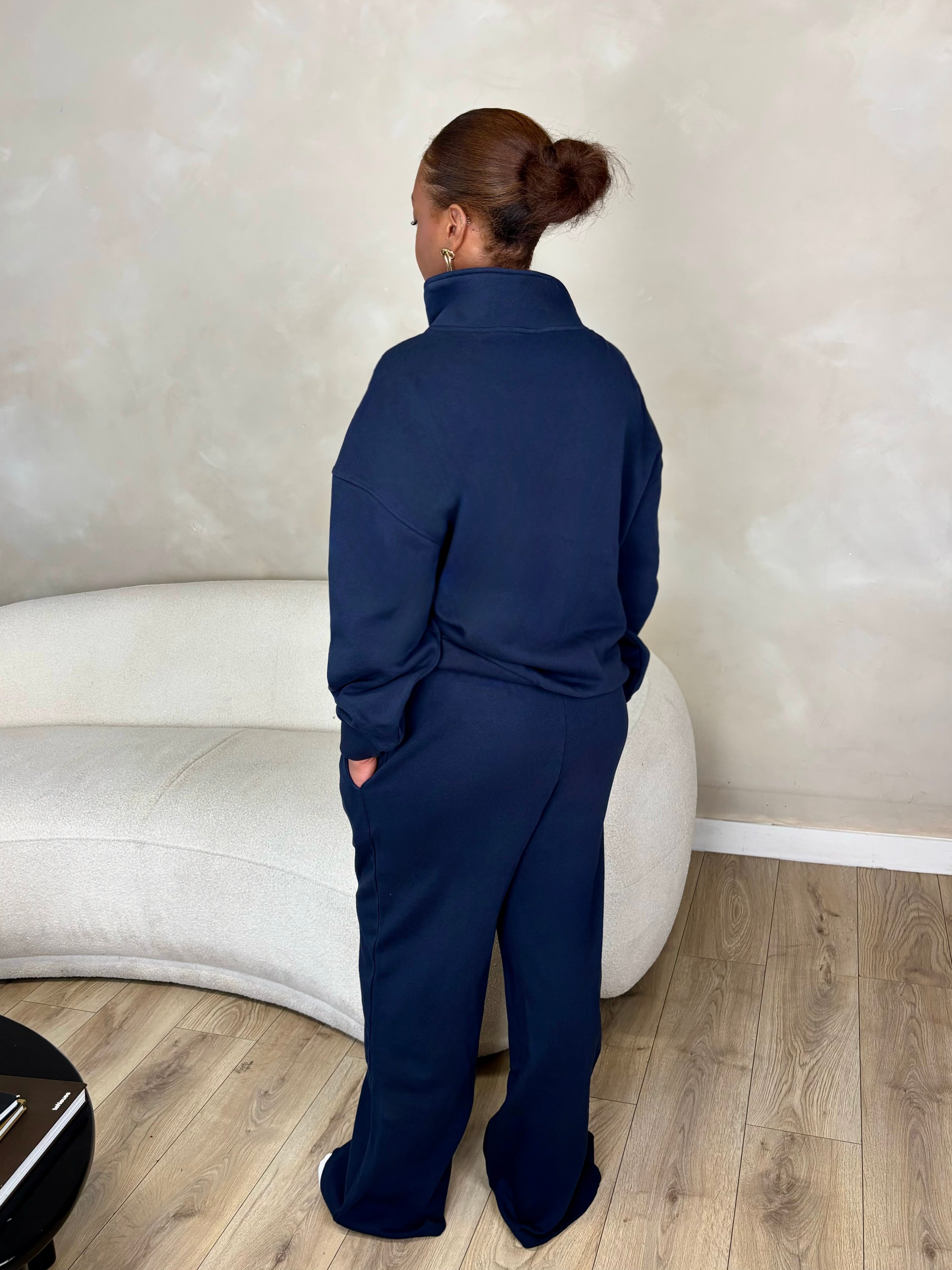 Signature Flare In Navy