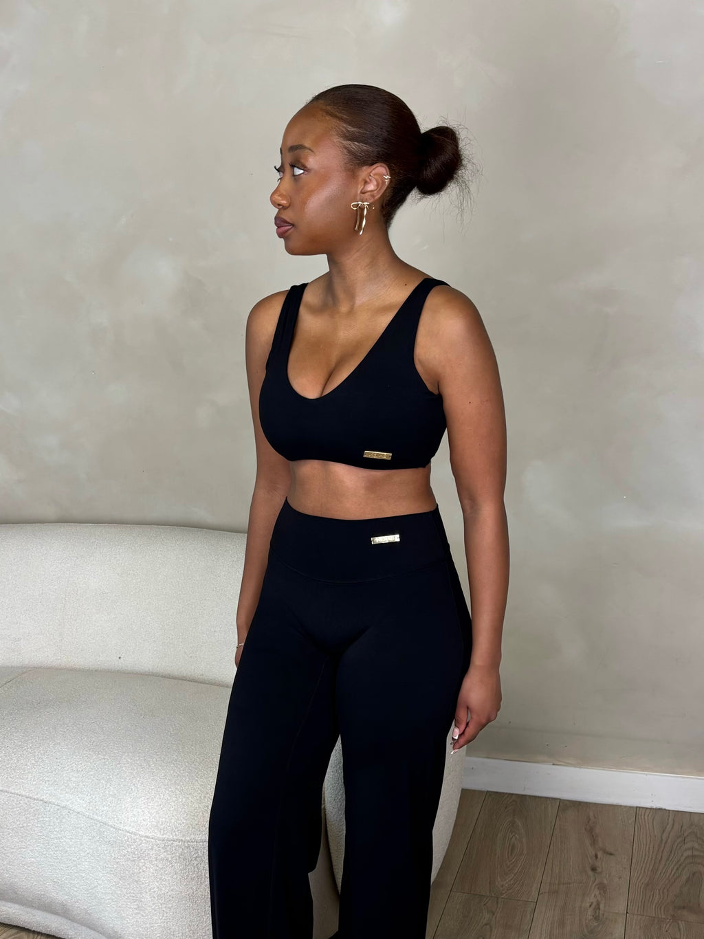 Sculpt Top In Black
