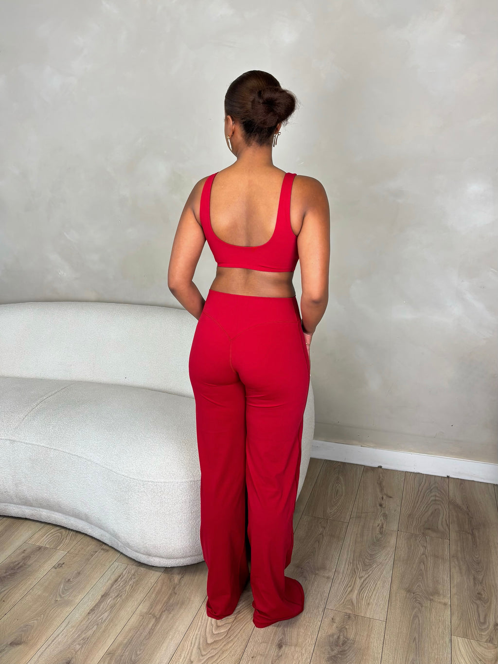 Sculpt Flare In Ruby Red
