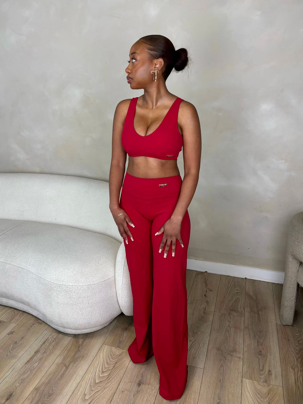 Sculpt Flare In Ruby Red