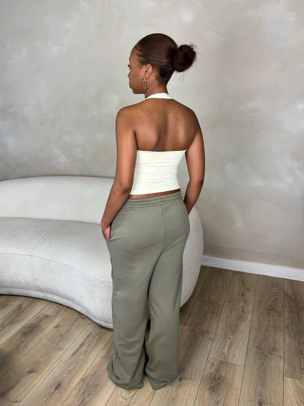 Signature Flare In Khaki