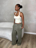 Signature Flare In Khaki
