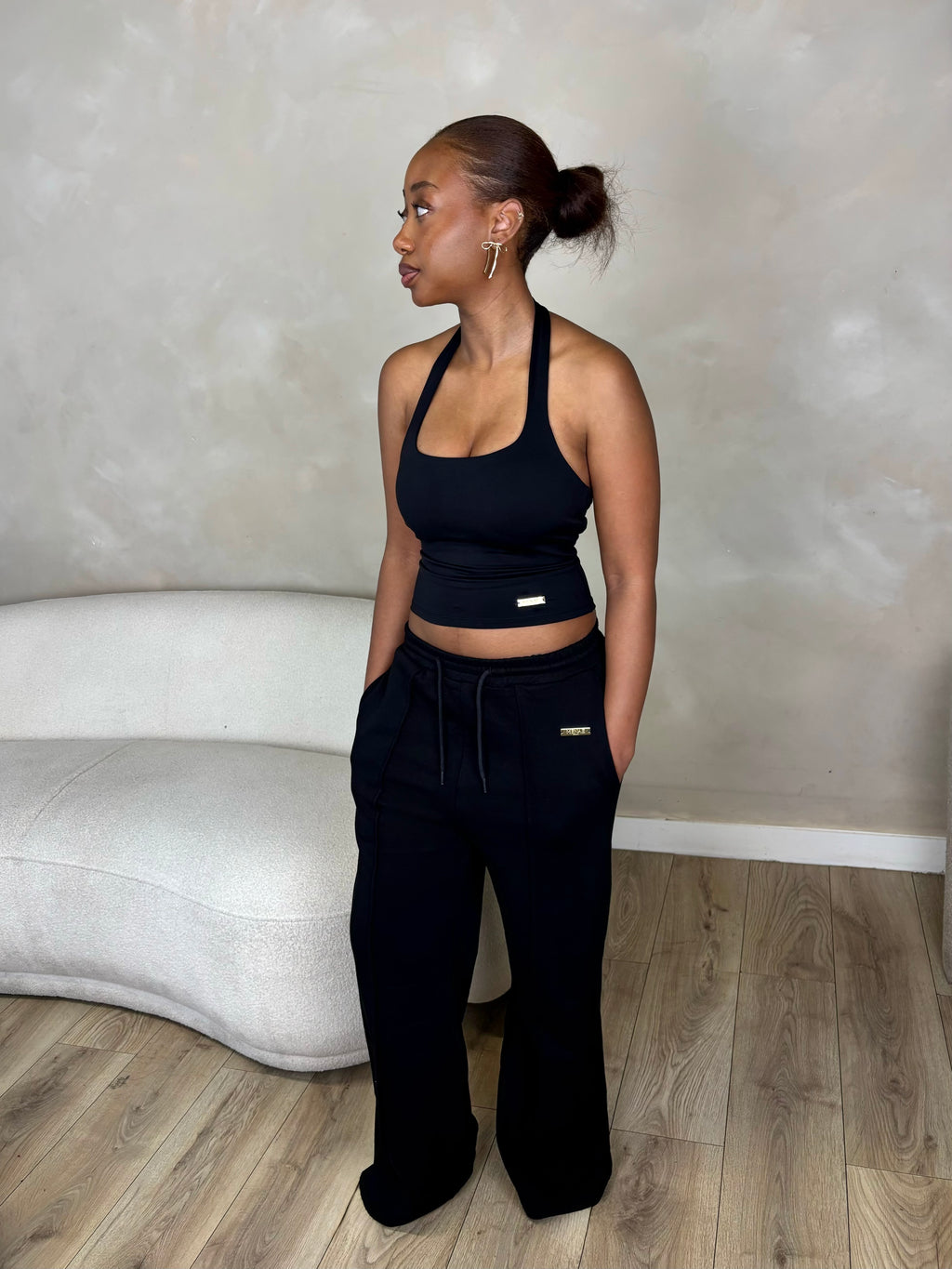 Signature Flare In Black