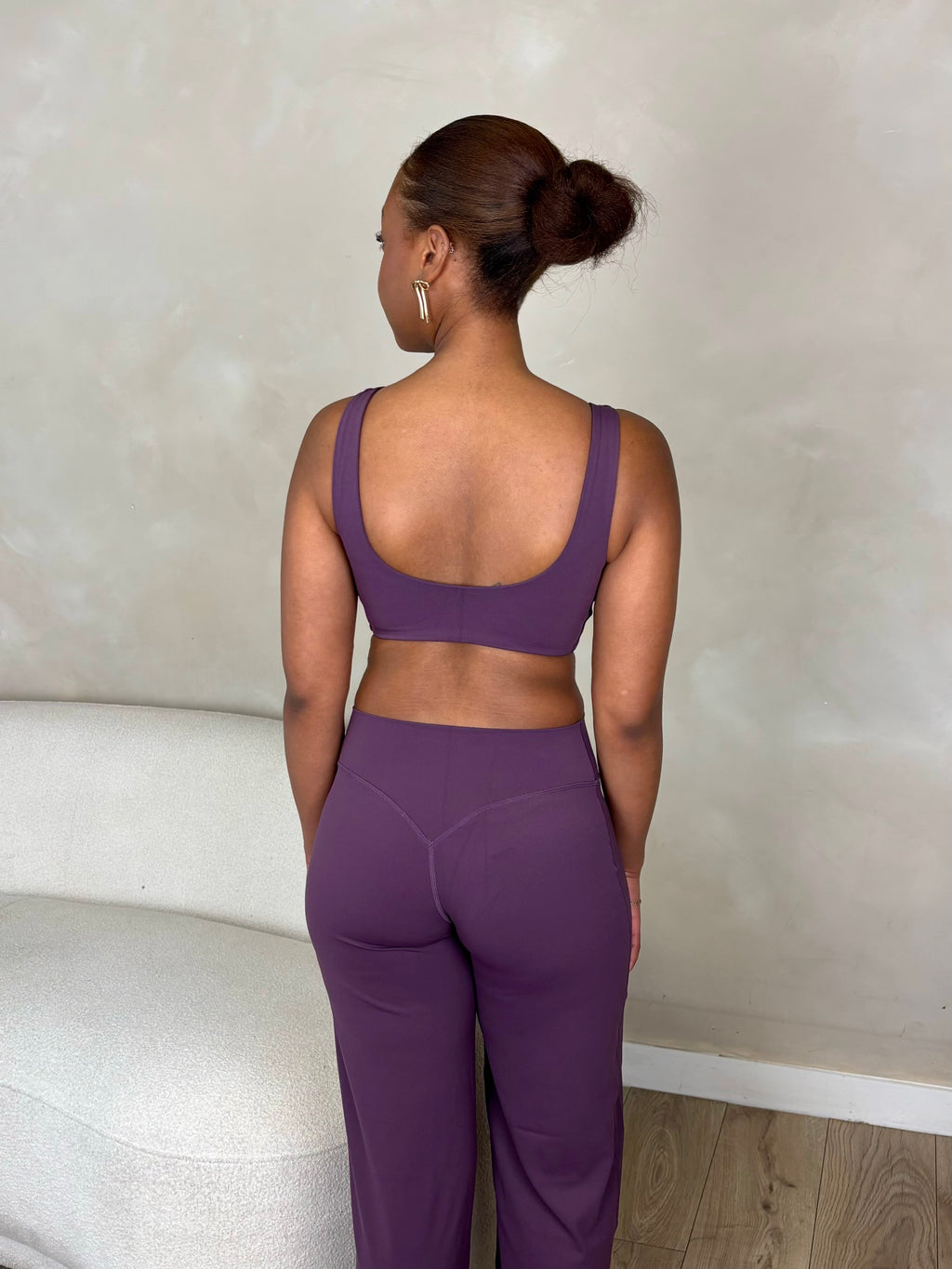 Sculpt Top In Grape Purple
