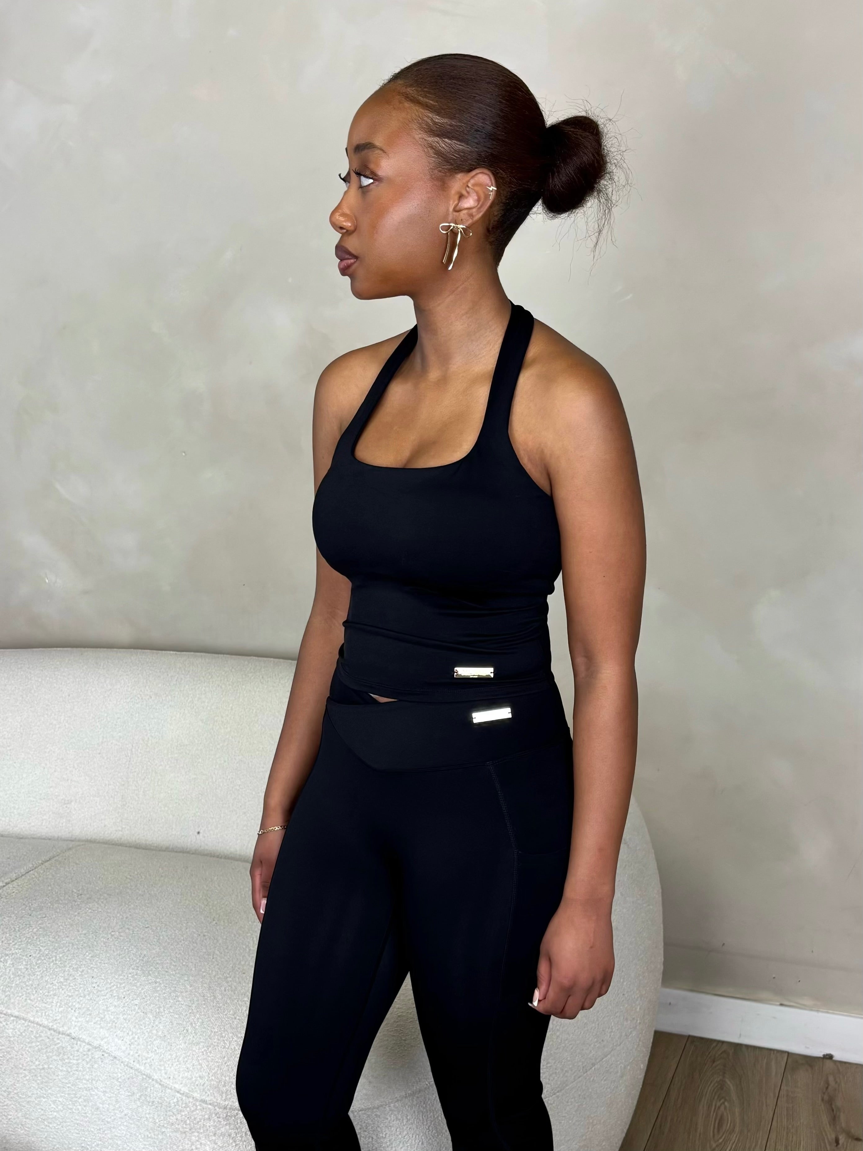 Essential Halter In Black